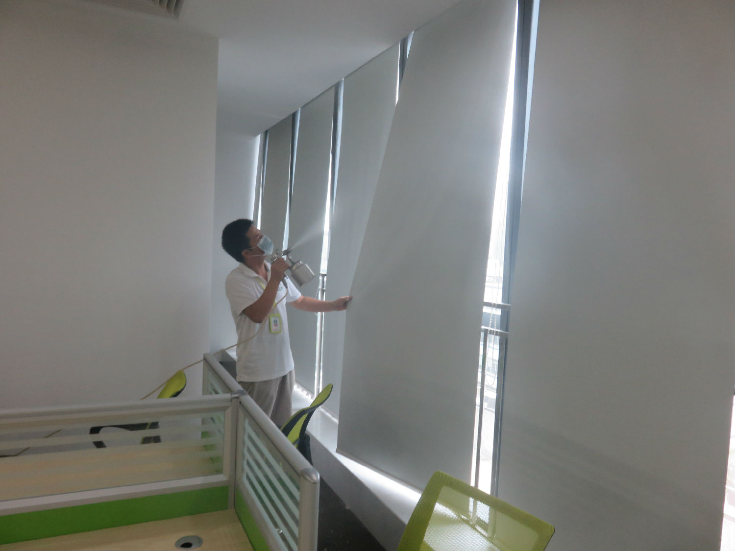 甲醛治理進行中